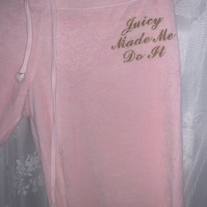 Juicy Track Pants Pink